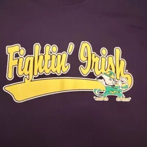 Notre dame Fighting Irish Holloway T Shirt Mens  XL Holloway